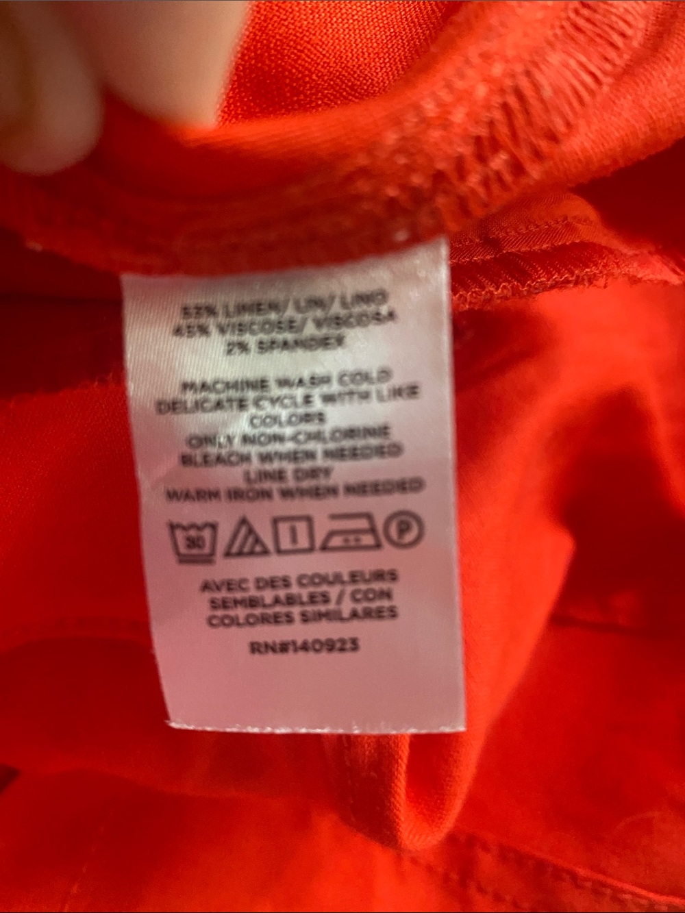 Loft the Palmer wide leg cropped burnt orange size 12 pants - Picture 7 of 7